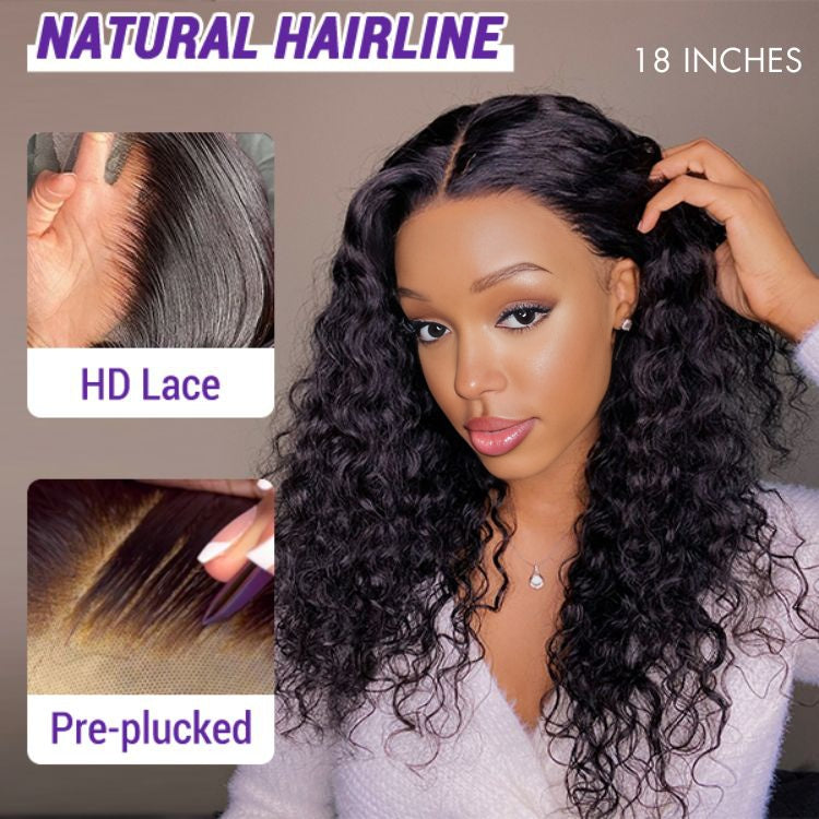 HD Lace wig offering a seamless and natural hairline