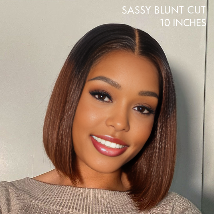 5x5 closure wig featuring a seamless and natural hairline