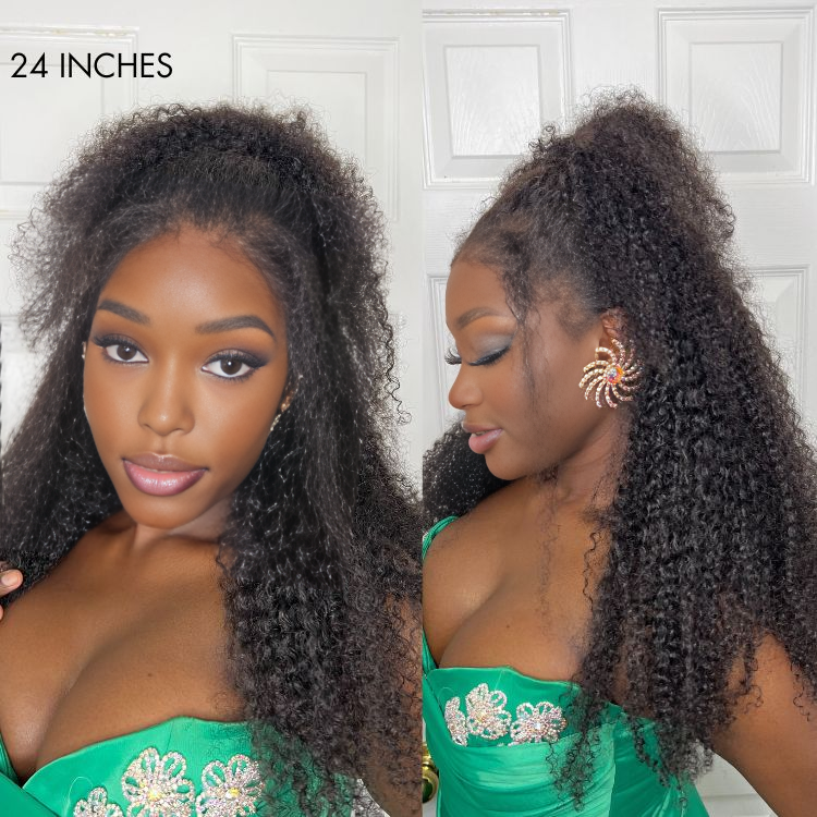 Jerry curl wig offering defined and bouncy curls