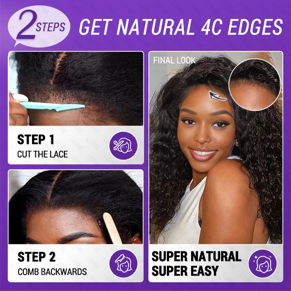 Butta lace wig for a seamless and natural hairline