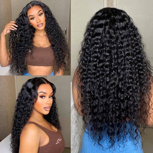 13x4 lace frontal wig providing versatility in styling