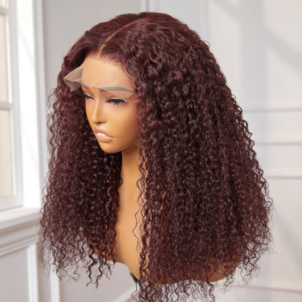 Kinky Curly wig featuring natural and voluminous curls