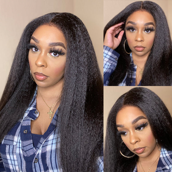 Kinky Edges wig featuring natural and textured edges