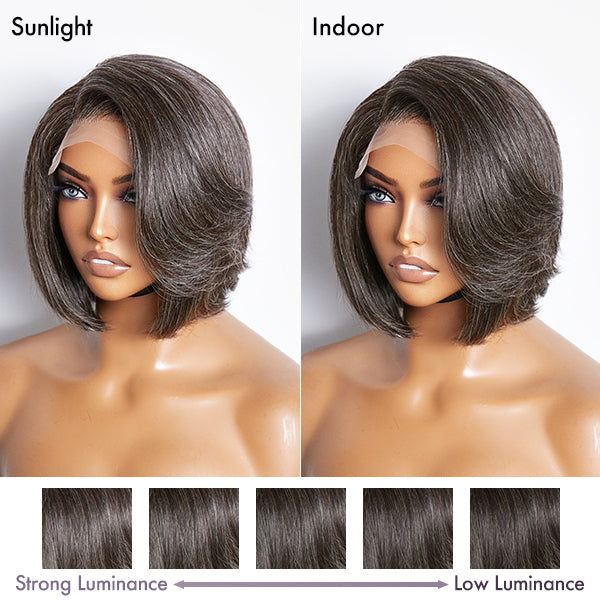 Side part wig featuring a classic and versatile hairstyle