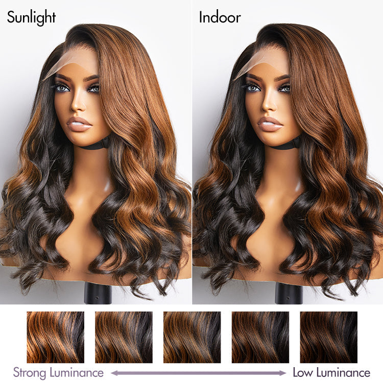 Loose wave hair showcasing natural and flowing waves