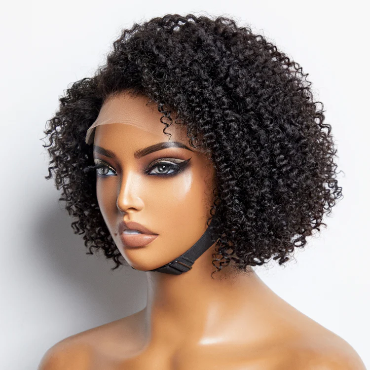 Jerry Curly wig featuring defined and voluminous curls