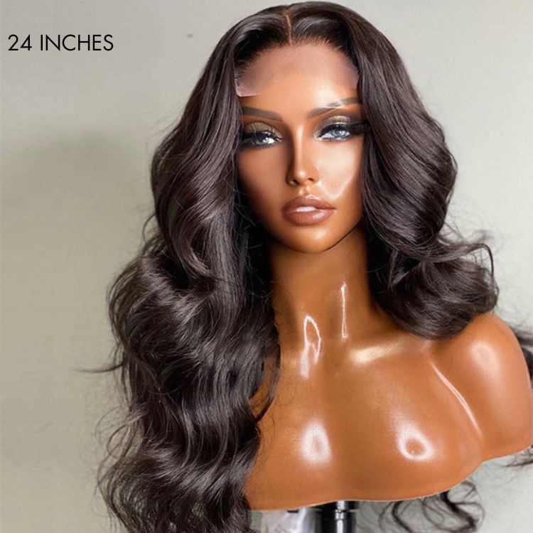 24 inches long wig for a luxurious and dramatic hairstyle