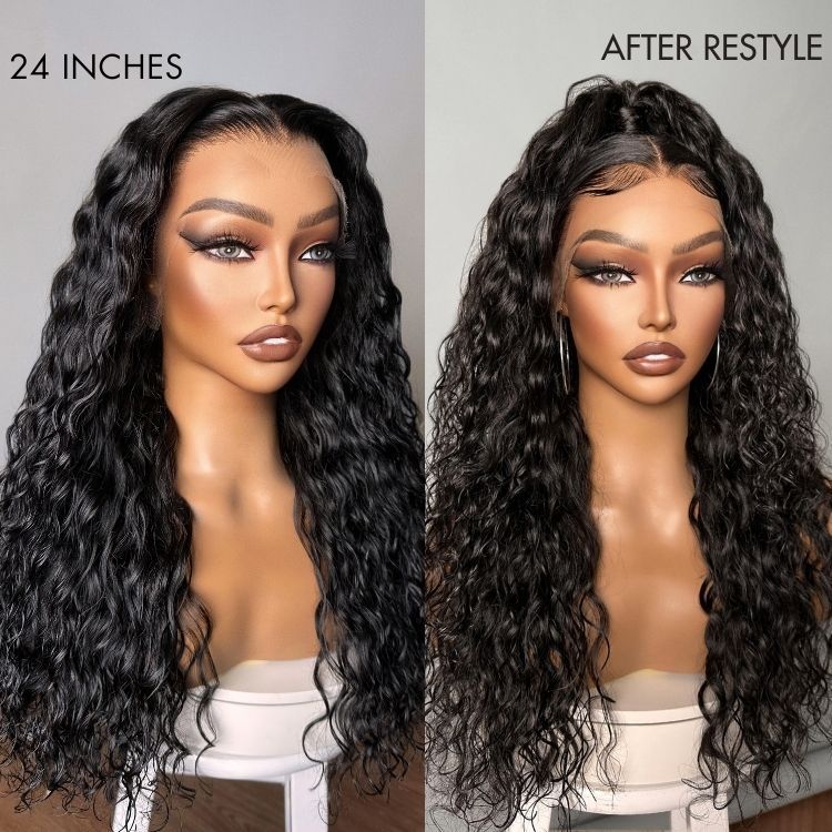 Long wig crafted with 100% human hair for durability and realism