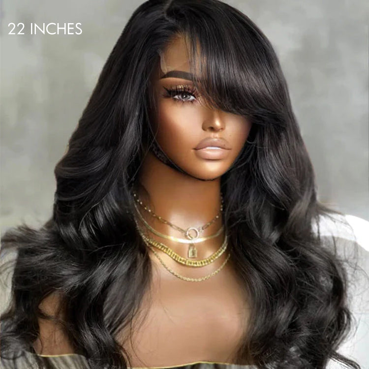 Real human hair wigs offering authentic texture and appearance