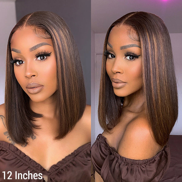 highlighted colored wigs hairstyle in 2+ colors